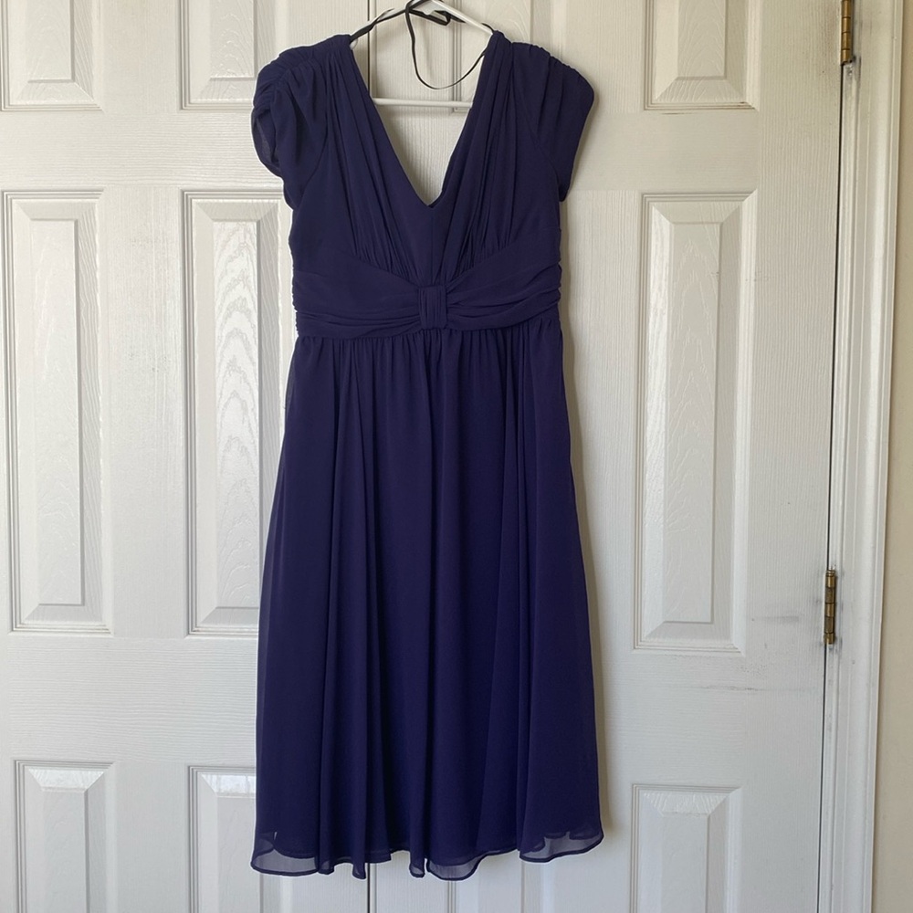 Women’s Dark Purple Suzi Chin for Maggy Boutique Dress Size 6